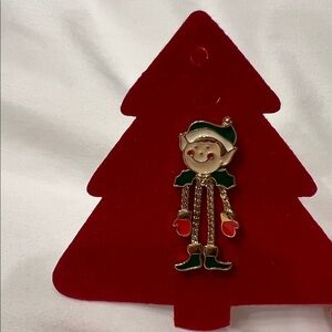 Vintage Adorable Elf Pin w/ Articulating Limbs Soooo Cute! Collectible!